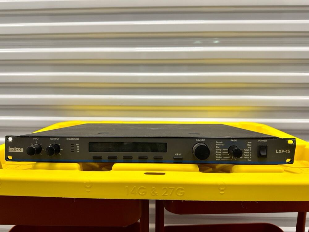 Lexicon LXP-15 1U Rack Digital 2-Ch Multi-Effects w/ MIDI Reverb Delay EQ